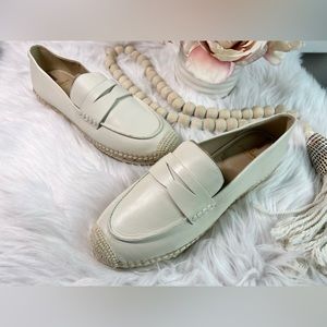 NWOT Sam Edelman Kai Penny Loafer Espadrilles size 9 Col:Modern Ivory MSRP$130